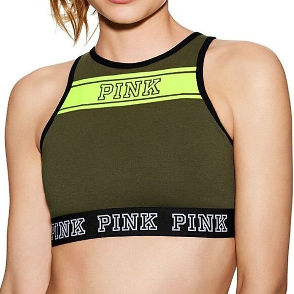 VS PINK logo Reverse racerback Bra Top XS (AA-B) - Picture 1 of 6